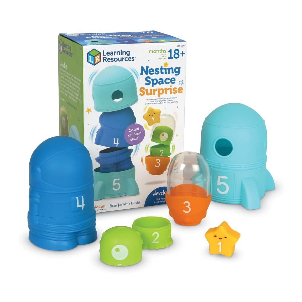 Recursos de aprendizagem de brinquedos Nesting Space Surprise 18 meses ou mais