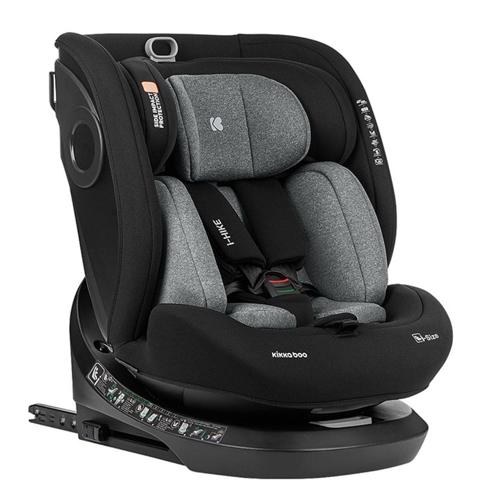 Cadeira De Carro Isofix I-Hike 40-150Cm Dark Shadow (Cinza) - Kikkaboo