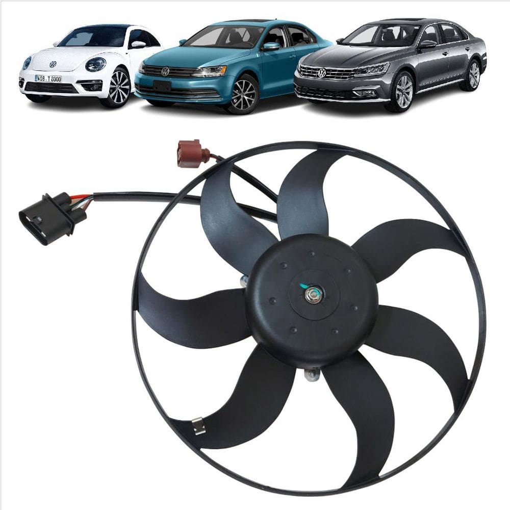 Ventoinha Radiador Grande Módulo Vw Fusca, Passat, Jetta Tsi