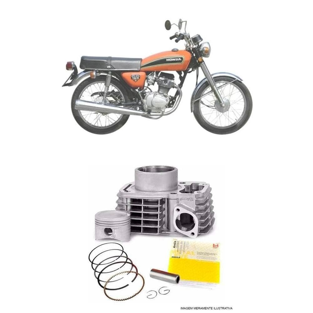 Kit Motor Cilindro Honda CG 125 ML K-1366 Metal Leve
