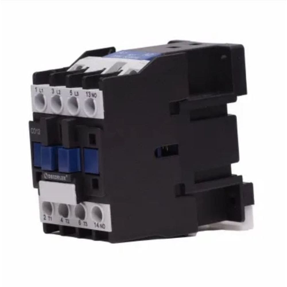 Contator Eletromagnetico Tipo Ac 12A 24Vac Cor Preto