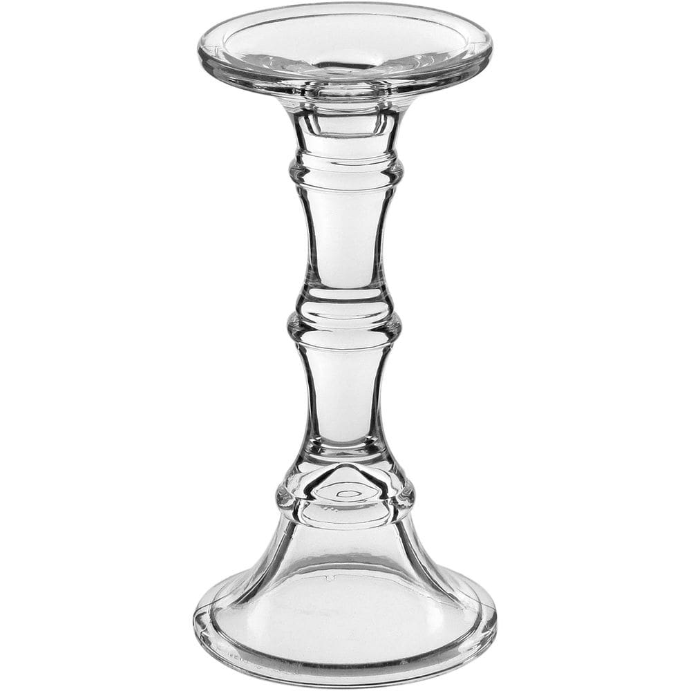 CASTIÇAL PORTA VELA DECORATIVO HOME&CO ECO CRYSTAL 23x10x10cm TRANSPARENTE