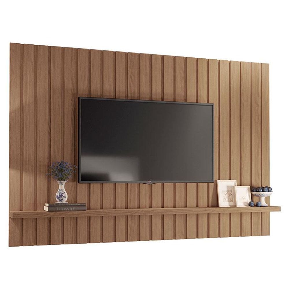 Painel para TV Link 2.0 Castanho – HB Móveis
