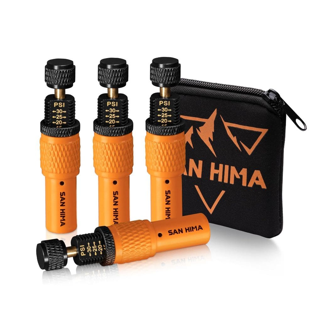 Kit de deflator de pneus SAN HIMA Automatic 10-30 PSI com bolsa (conjunto de 4)