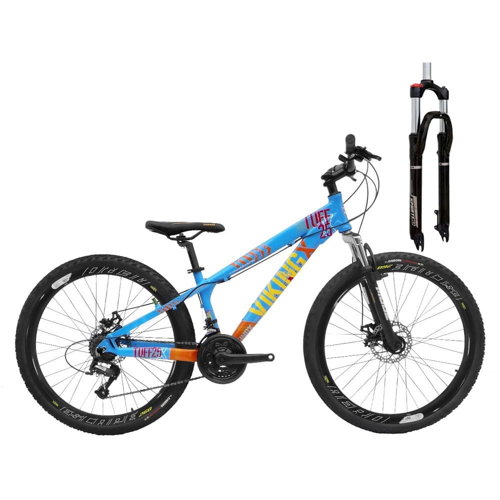 Bicicleta Aro 26 Viking Tuff25 21v Vmaxx SL Trava e Freio a Disco