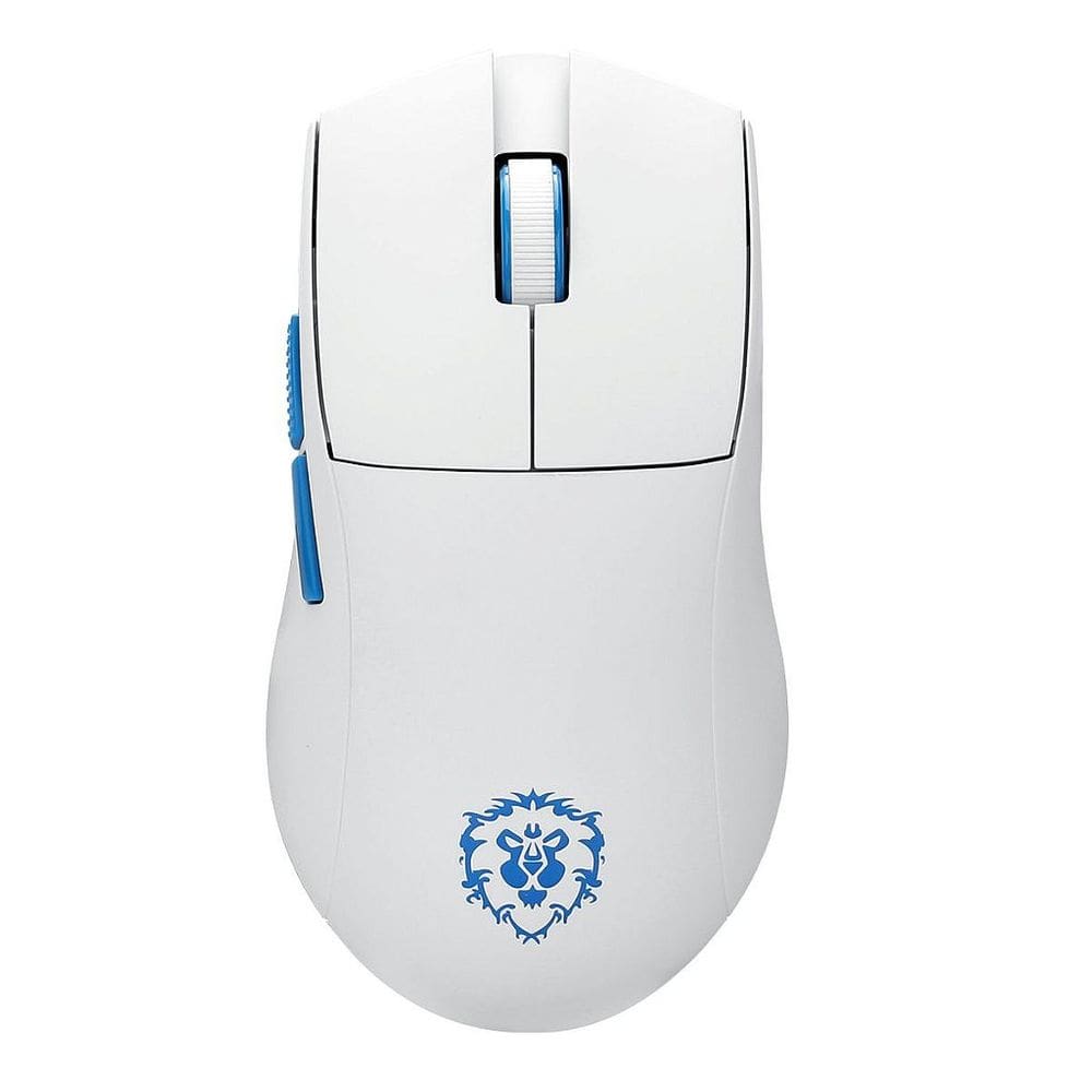Mouse Gamer Redragon King Pro World of Warcraft Aliança, Wireless, Bluetooth, 26000 DPI, PMW3395, 5 Botões Programáveis, Bco