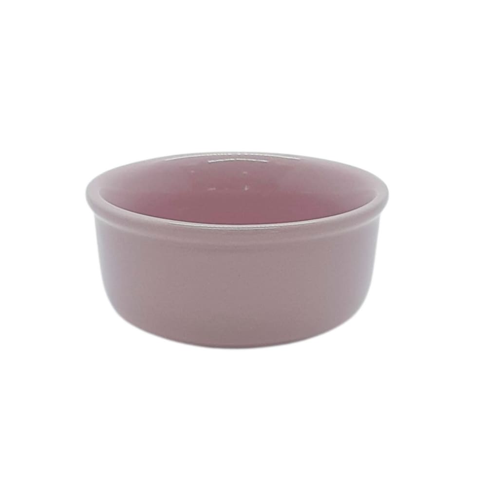 Tigela Molhadeira Redonda Rosa 120ml - Porcelana
