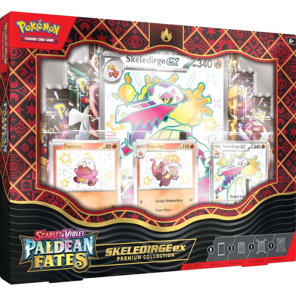 Coleção Pokémon TCG Scarlet e Violet Paldean Fates EX
