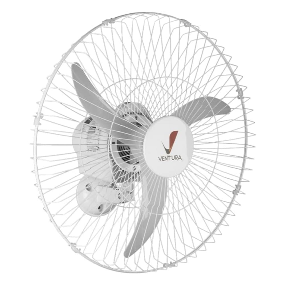 Ventilador Ventura Parede 60 Cm Bi-Volt Branco 60 Fios