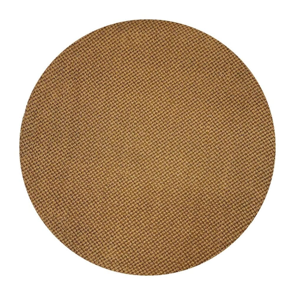 Tapete Sisal Natural 100 Redondo Cobre