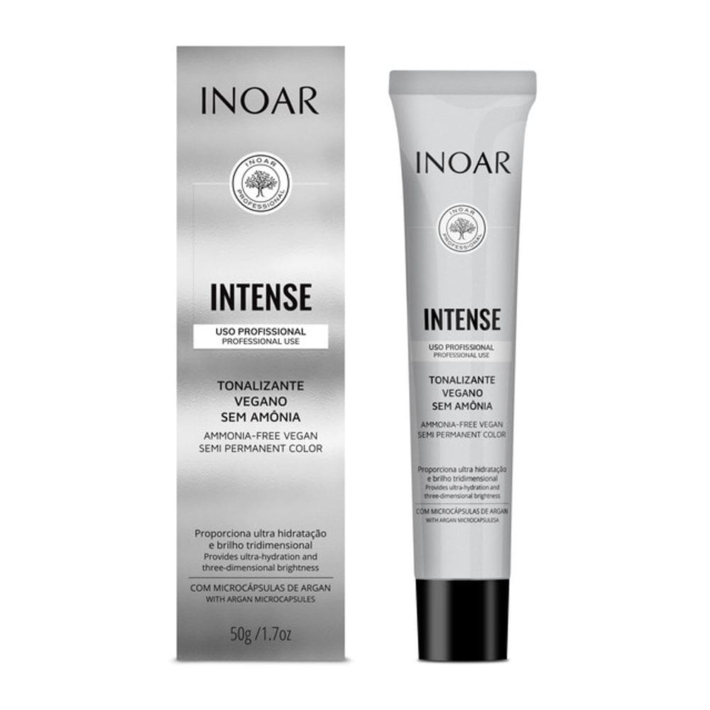 Inoar Intense Preto 1.0 - Tonalizante 50g