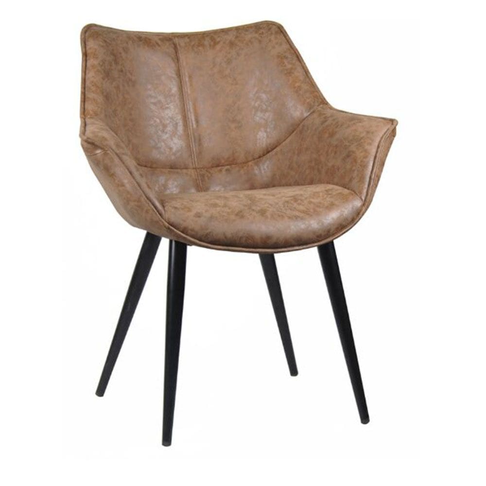 Cadeira Cecília - Marrom Vintage