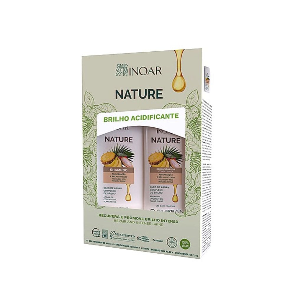 Inoar Kit Nature Shampoo e Condicionador Acidificante