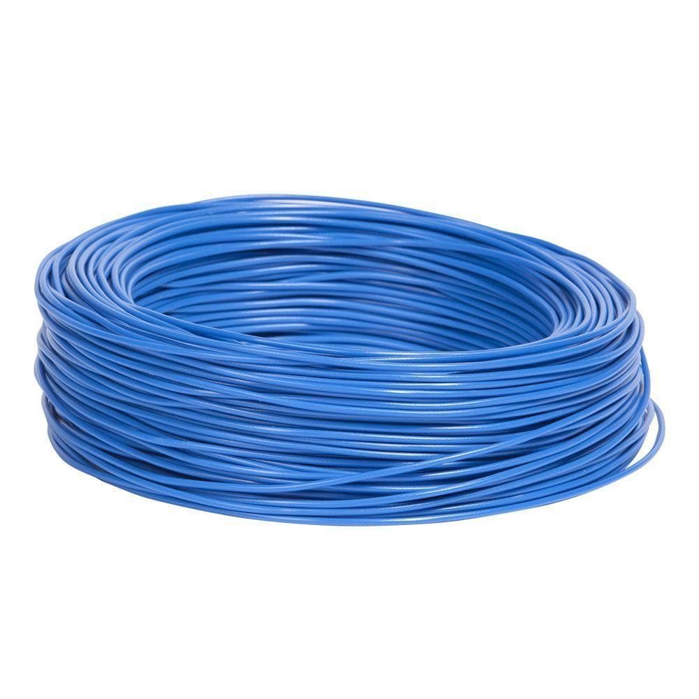 Cabo Flexivel Remoto Technoise 100% Cobre Azul 0.50 Mm Rolo 100 Metros
