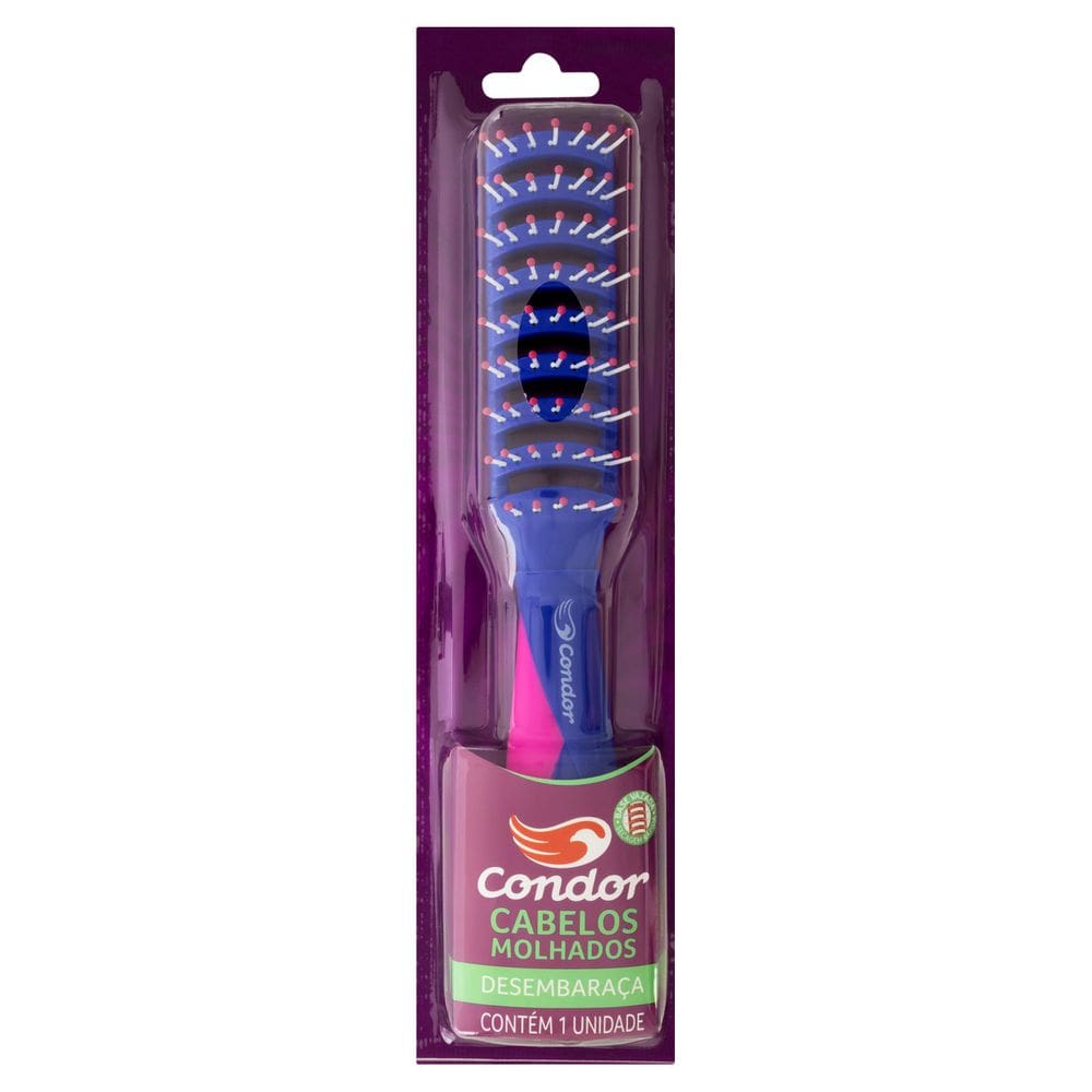 Escova Para Cabelo Base Vazada Retangular Joy Condor