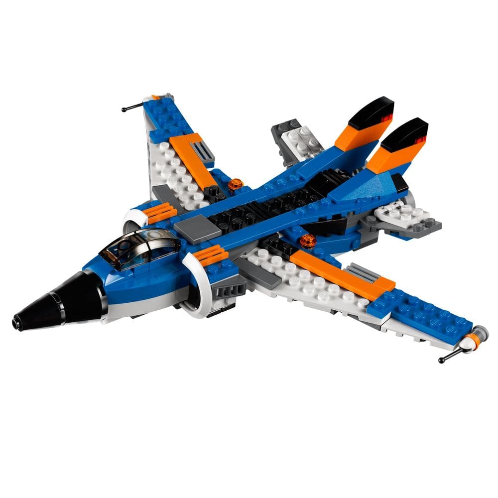 Brinquedo LEGO Creator Thunder Wings 31008 com modelo 3 em 1