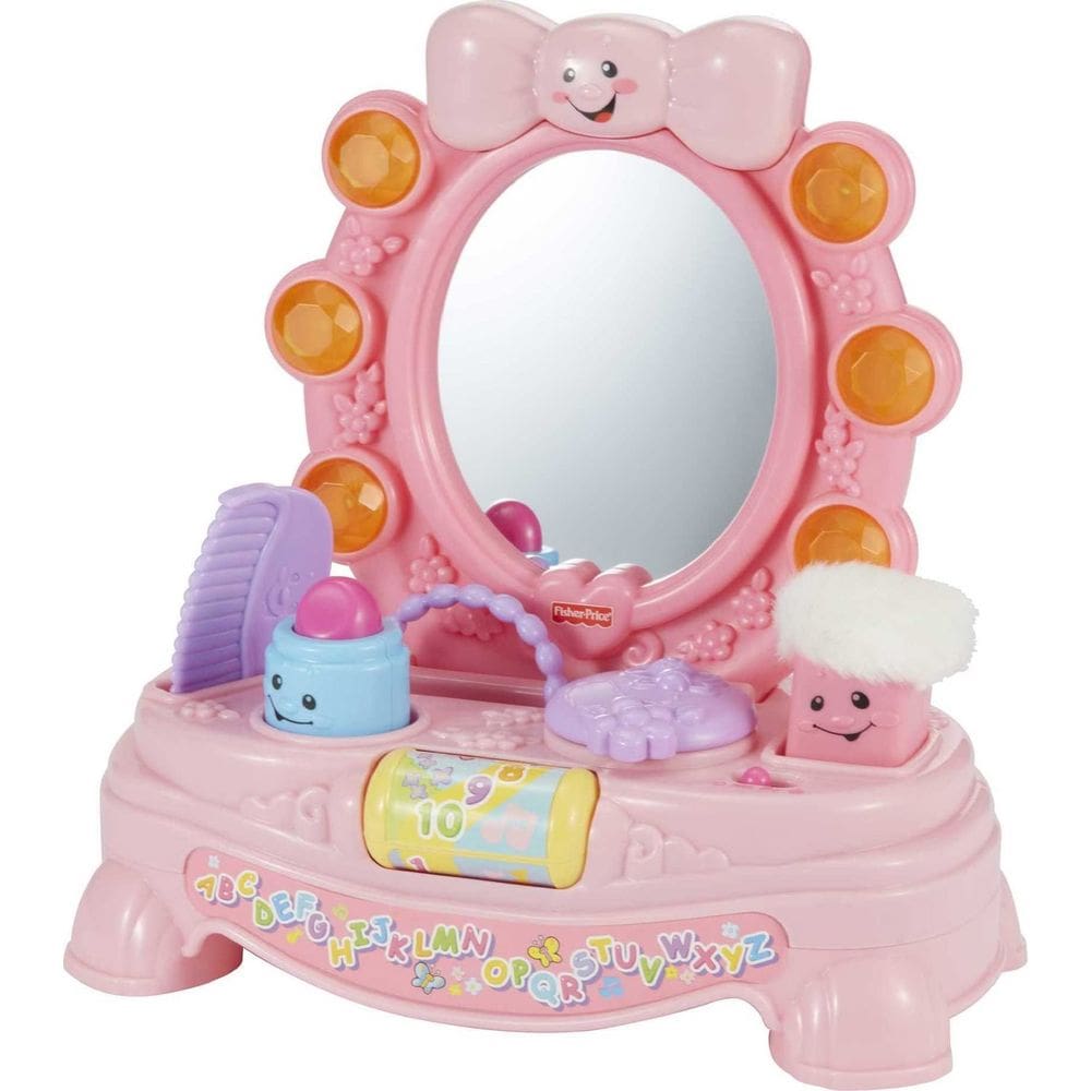 Conjunto de toucador de brinquedo Fisher-Price Laugh & Learn com mais de 6 meses com música