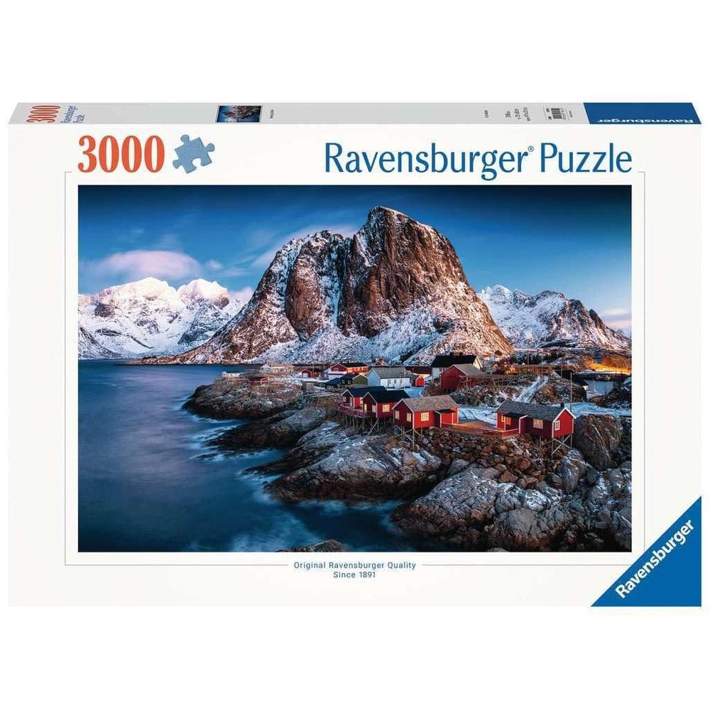 Quebra-cabeça Ravensburger Hamnoy, Lofoten 3000 peças