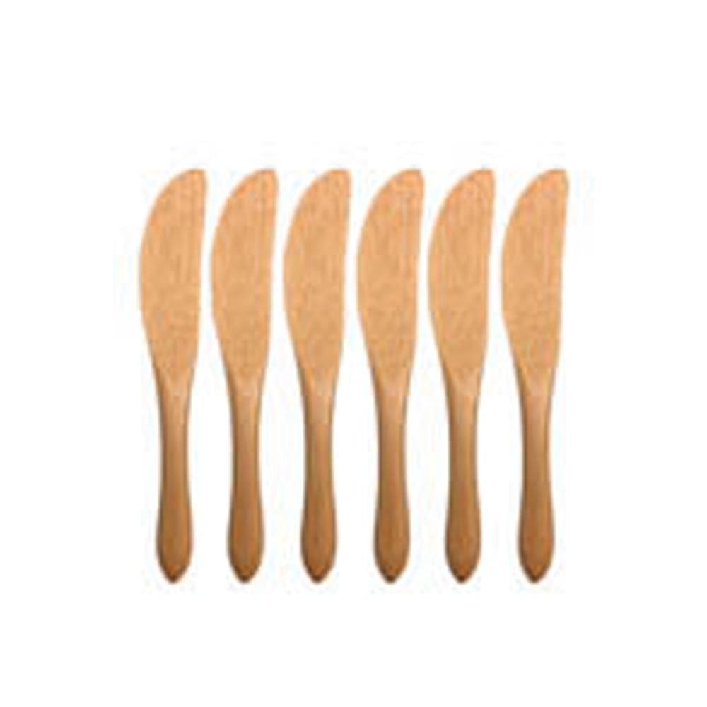 Kit De 6 Mini Facas De Bambu - Oikos