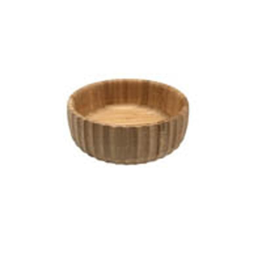 Bowl Canelado De Bambu M 19Cm - Oikos