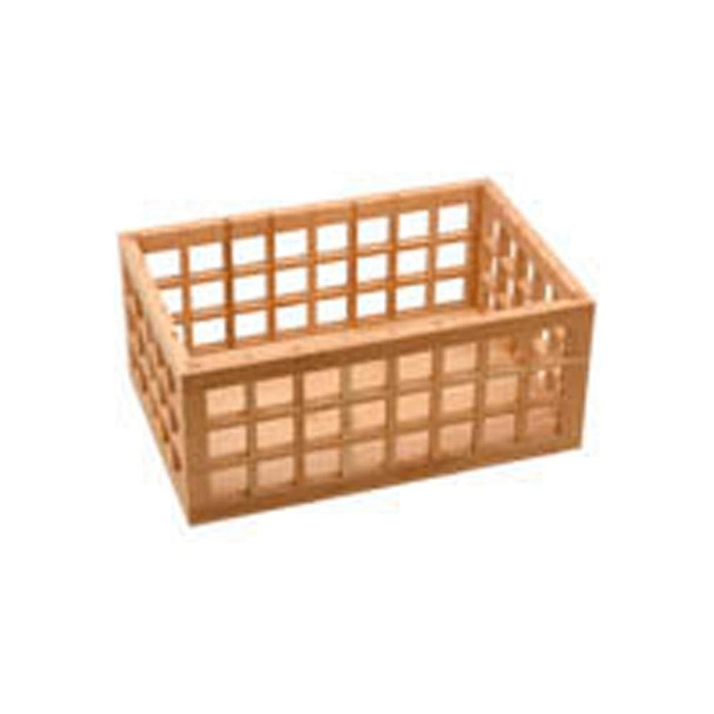 Cesto Vazado De Bambu 26Cm - Oikos