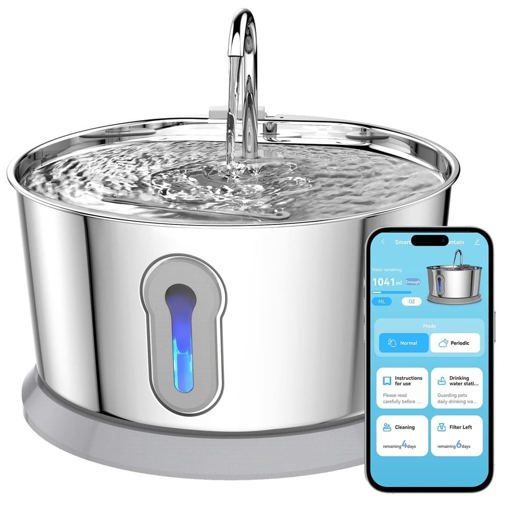 Fonte de água Cat HAJXM 4L automática em aço inoxidável inteligente