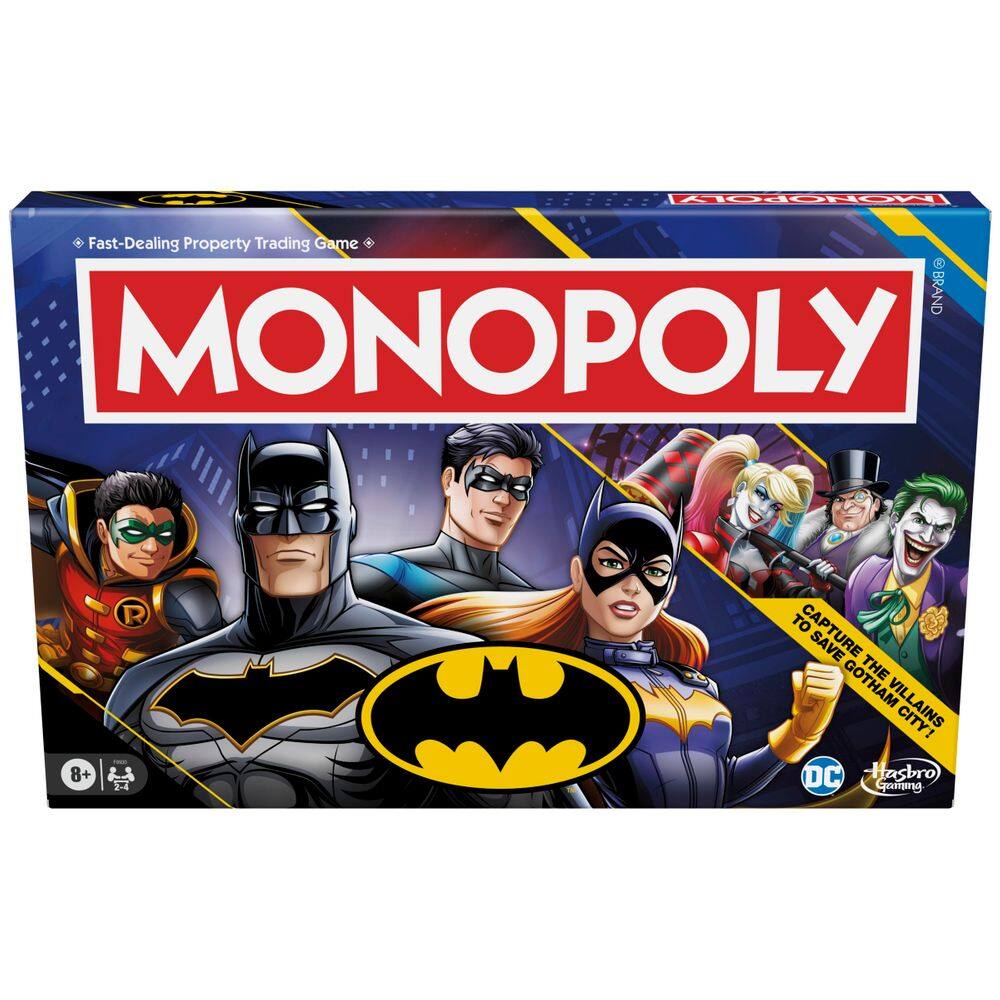 Jogo de tabuleiro Monopoly Batman Edition | Mais de 8 anos | 2-4 jogadores