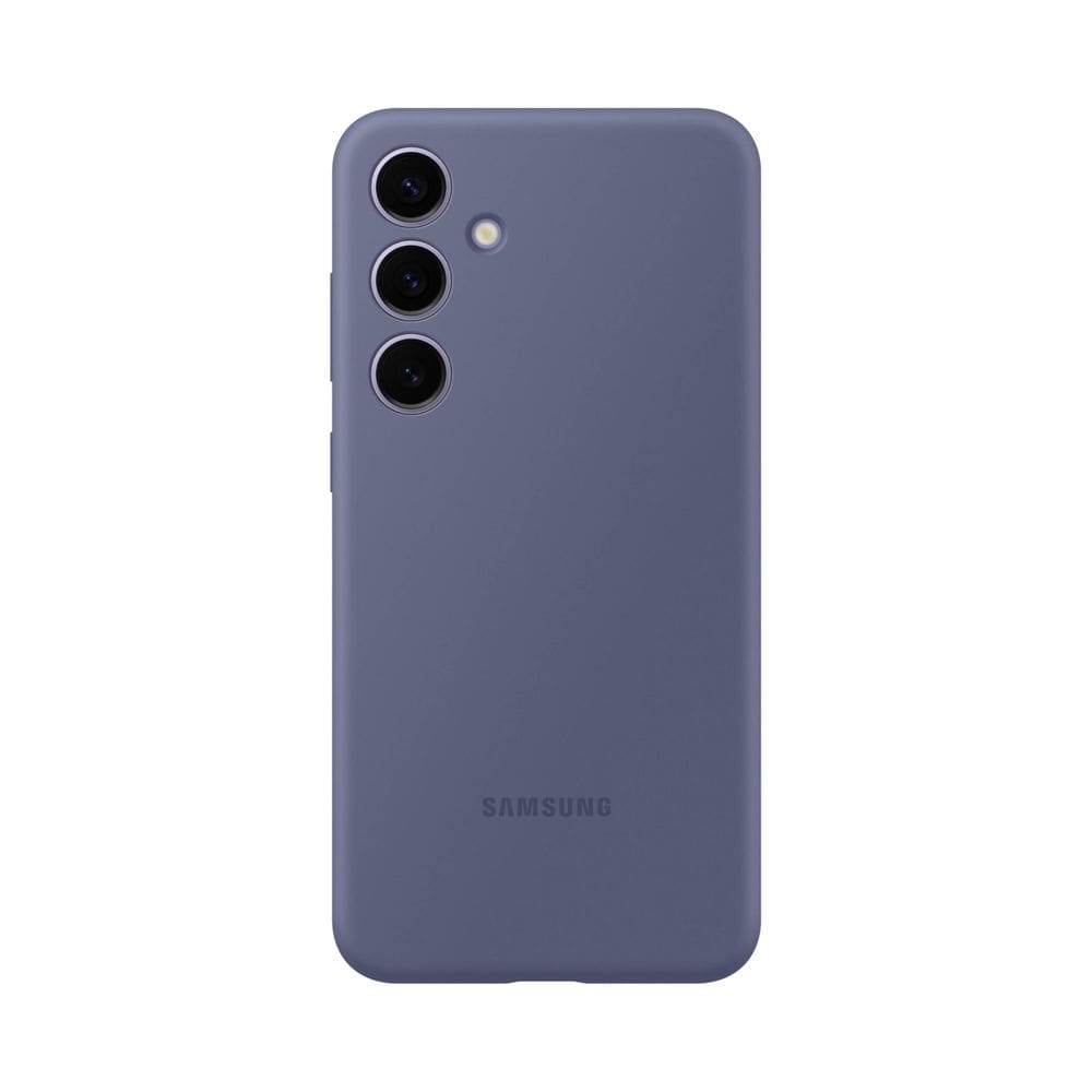 Capa de telefone Samsung Galaxy S24+ Plus Silicone Violeta