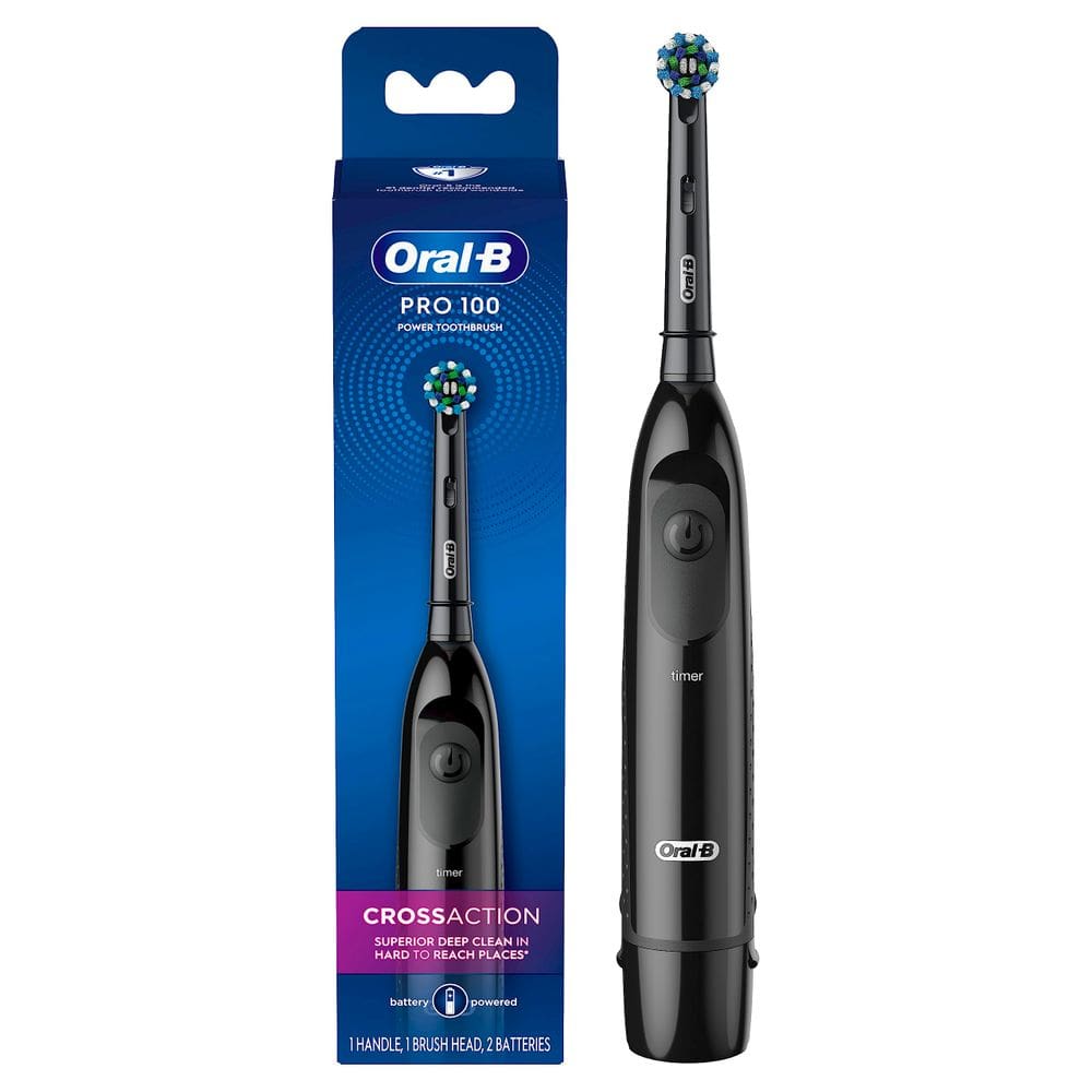 Escova de dentes elétrica Oral-B Pro 100 CrossAction Black
