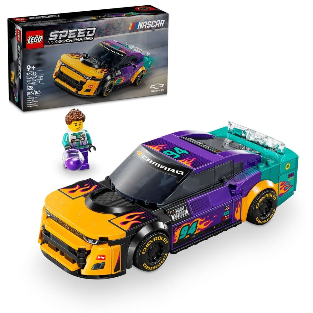 Conjunto de construção LEGO Speed Champions NASCAR Next Gen Chevrolet Camaro ZL1 76935