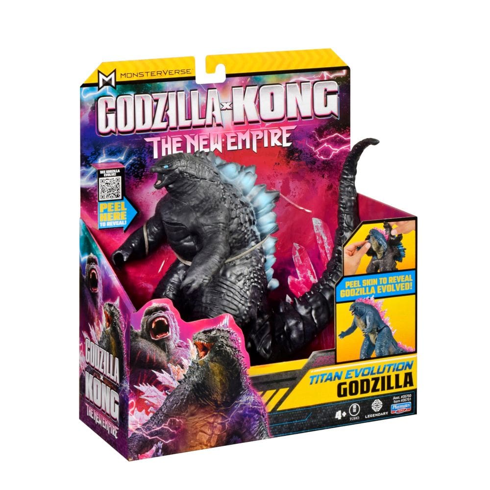 Boneco de ação Playmates Godzilla 7 Titan Evolution 15cm