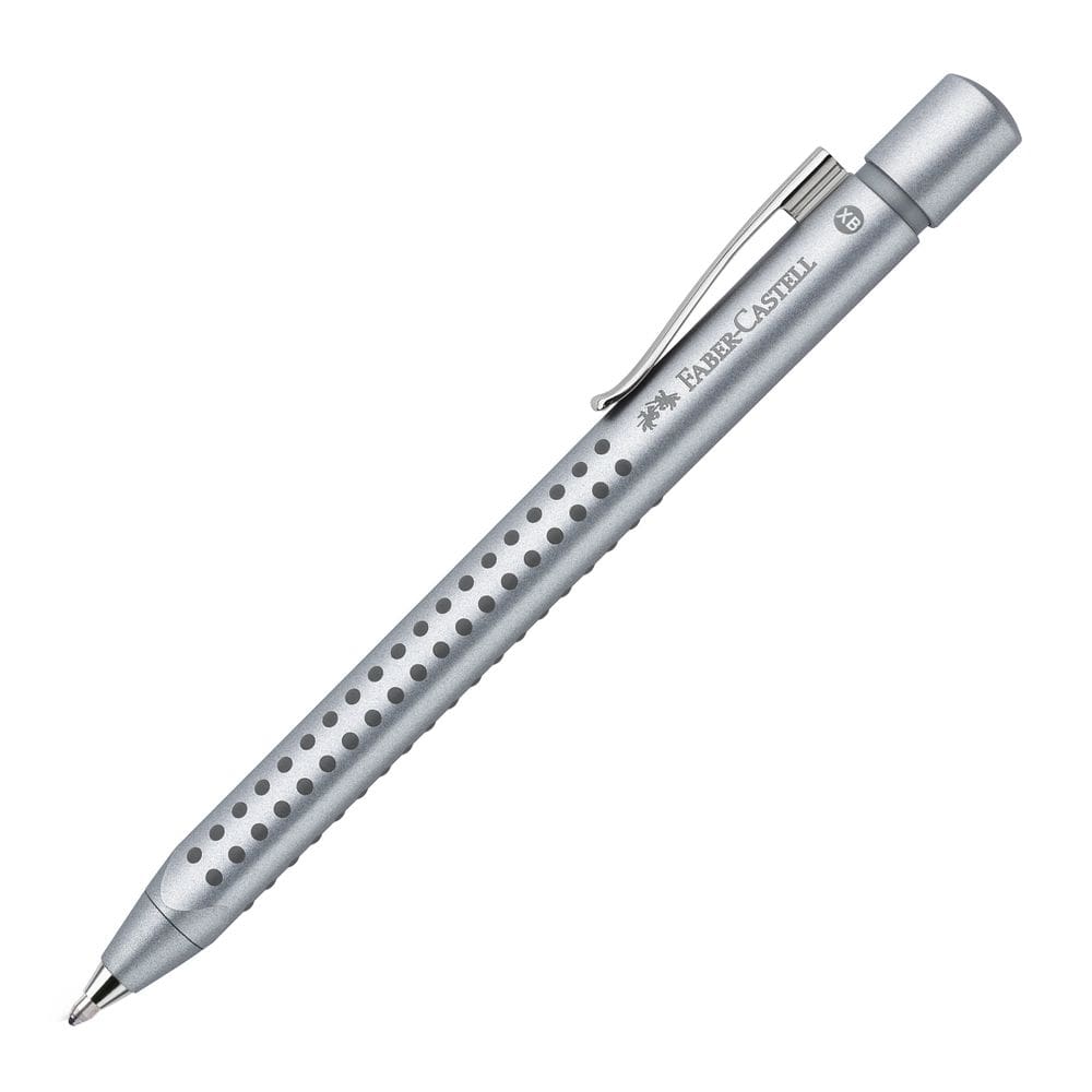 Caneta esferográfica Faber-Castell Grip 2011 Medium Tip Silver