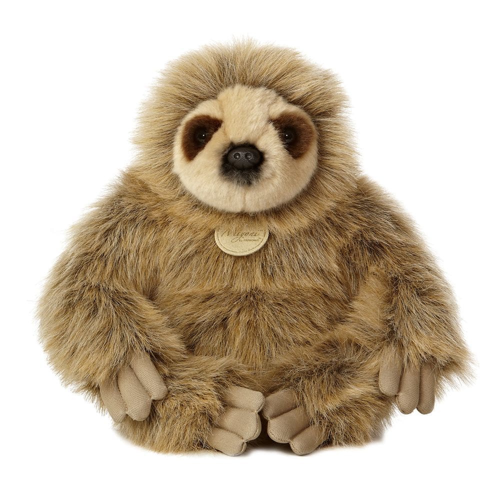 Bicho de pelúcia Aurora® Adorable Miyoni® Sloth 30 cm marrom