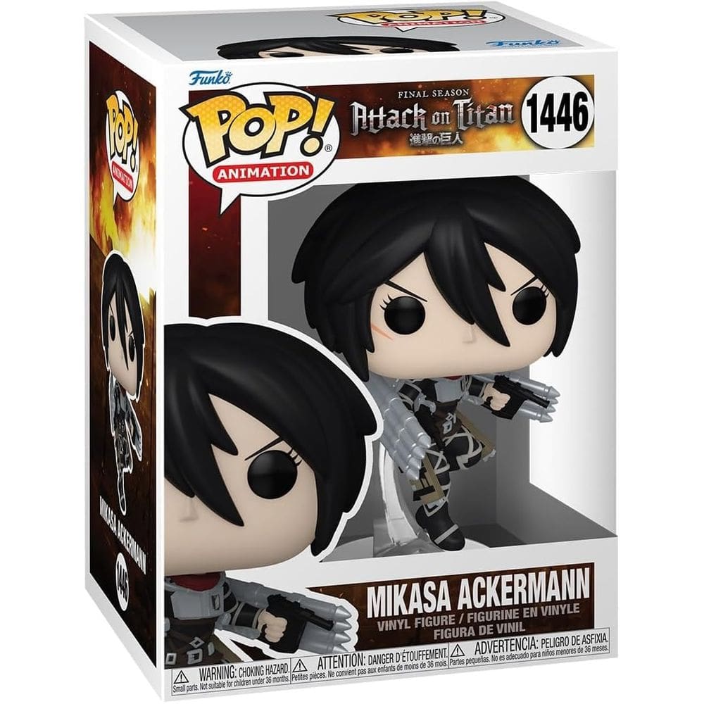 Boneco de ação Funko Pop! Animação Attack on Titan Mikasa