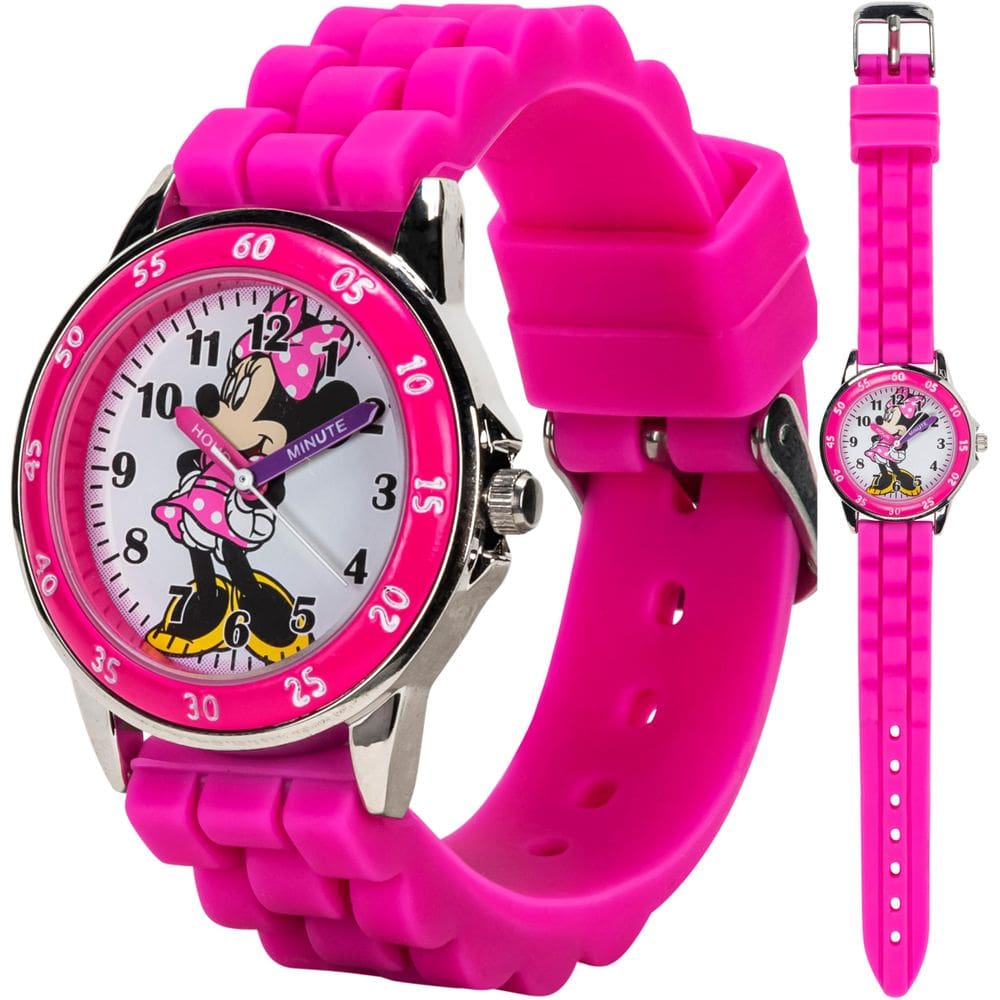 Assista Accutime Minnie Mouse Kids Analog Time-Teacher Pink