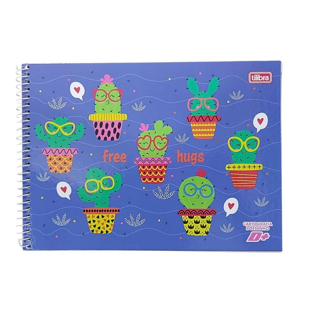 Caderno de Desenho e Cartografia Tilibra CD D+ Femino 96 Folhas - Tilibra
