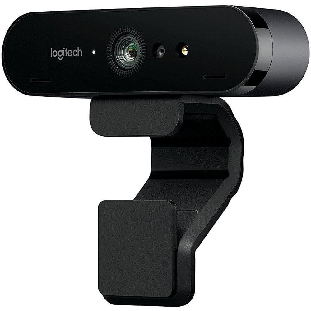 Webcam Logitech Brio, 4K Pro Ultra HD Tecnologia HDR, Windows Hello RightLight 3, 60fps