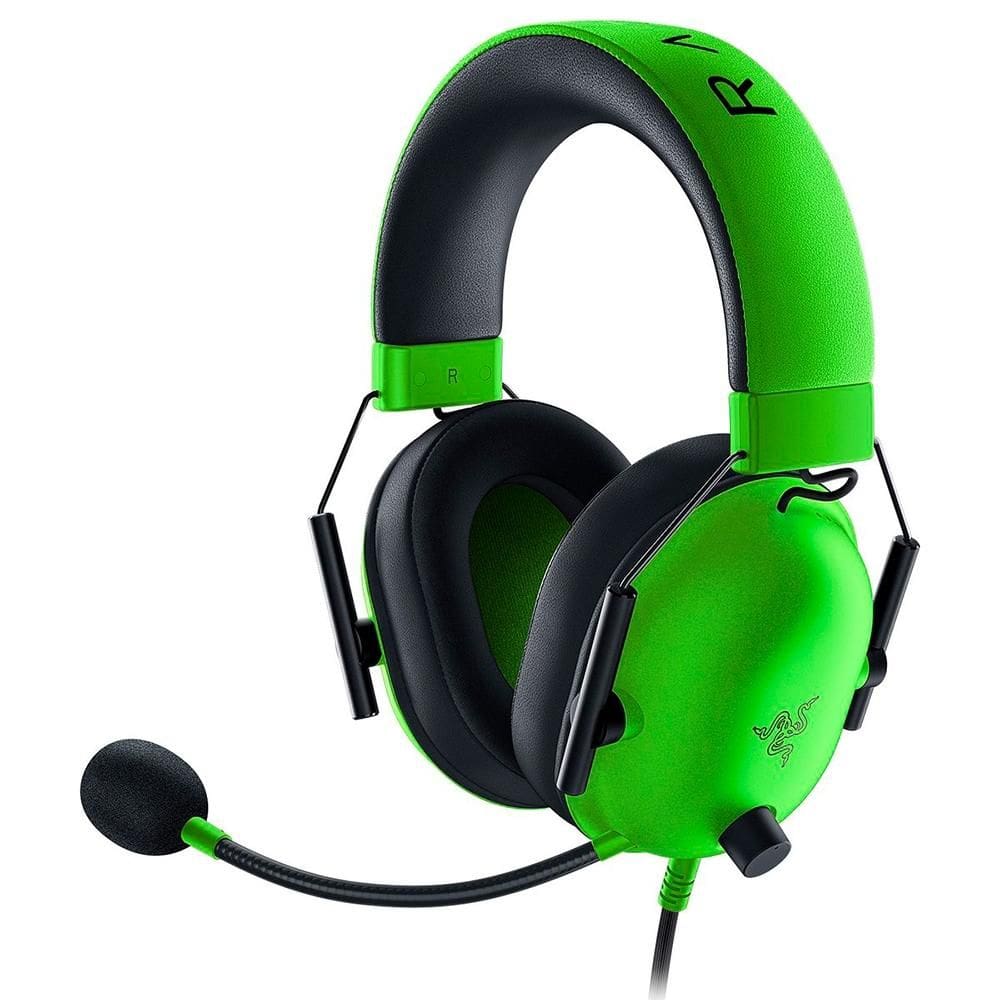 Headset Gamer Razer BlackShark V2 X P2, Drivers 50mm, Surround 7.1, 3.5 mm, Verde