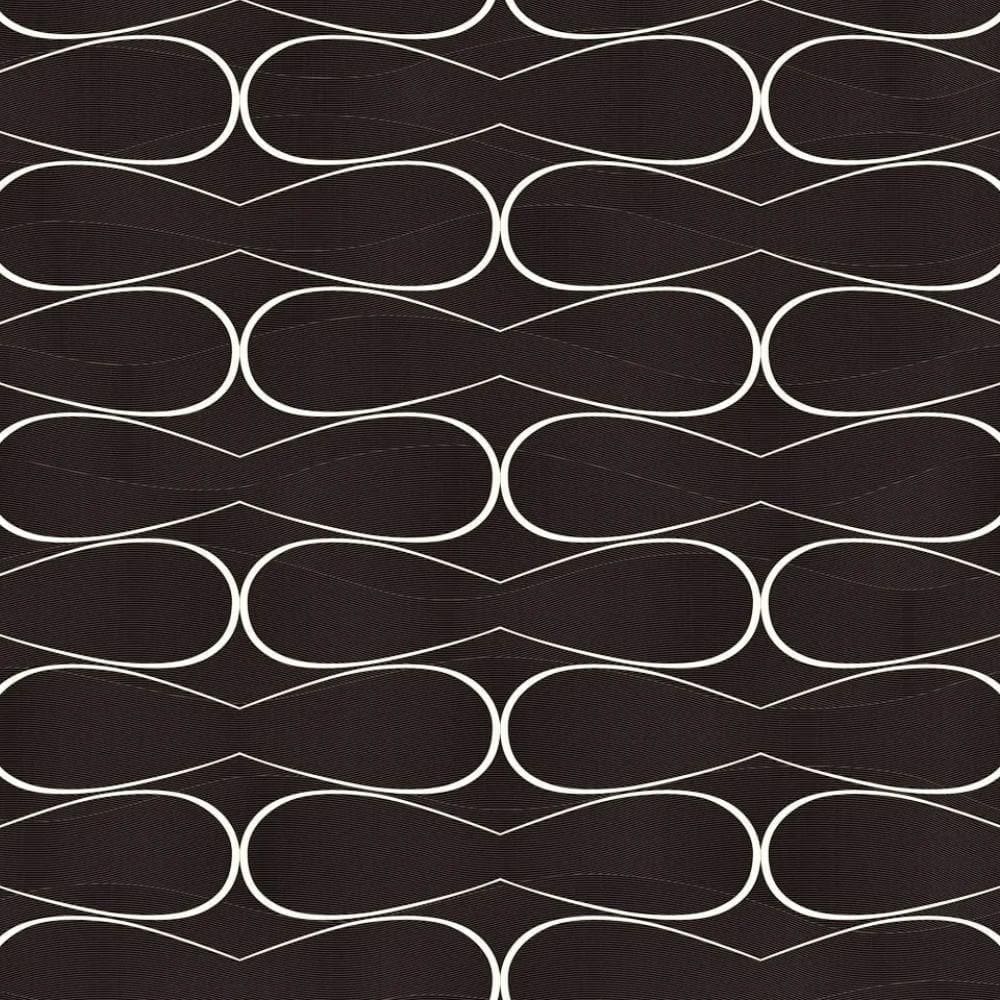 Papel De Parede Essencial Geométrico Preto Ess1021