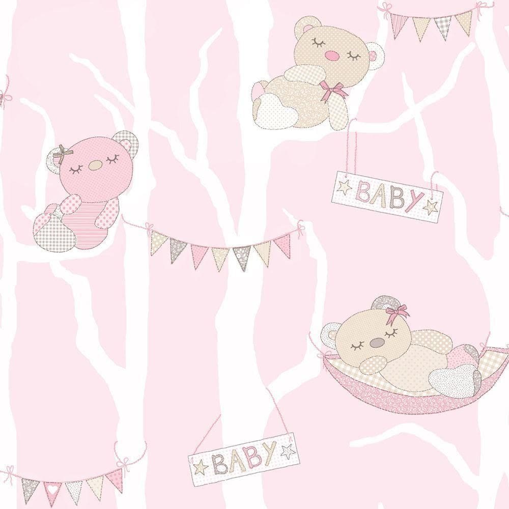 Papel De Parede Favola 3201 Ursinhos - Italy - Rolo 10m X 0,53m