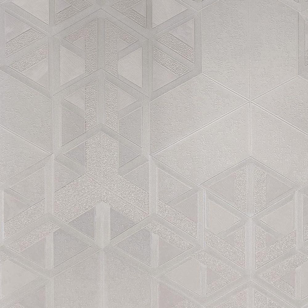 Papel De Parede Metropolis 3 Geométrico Cinza Mt300803r
