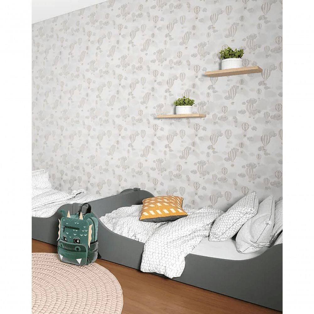 Papel De Parede Sonhos Balões Lilas 4245 Papel De Parede Sonhos 4245