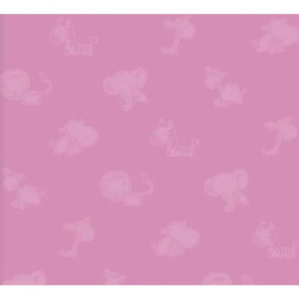 Papel De Parede Safari Friends Infantil Roxo Sf6224