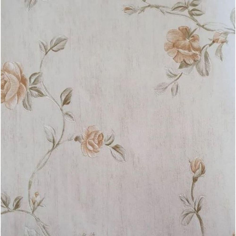 Papel De Parede Classic Designs Floral Bege H2890701