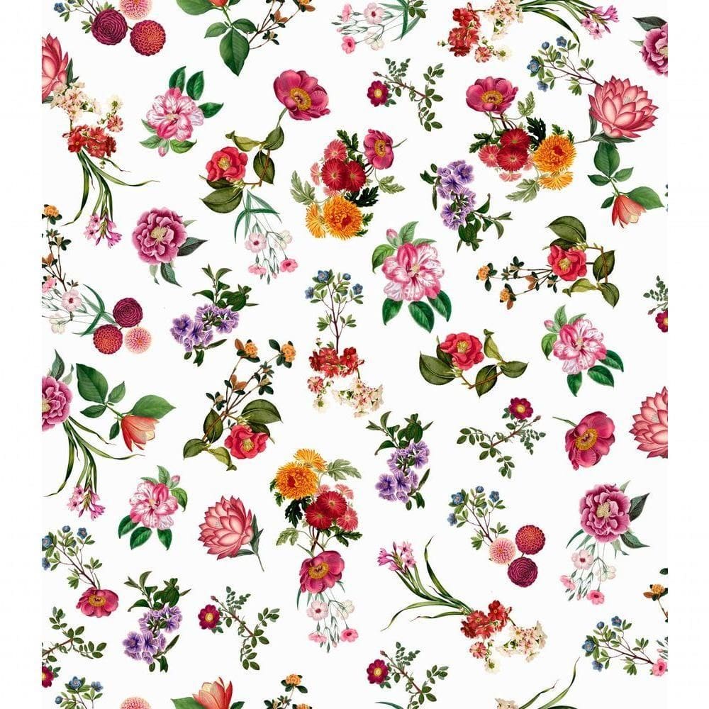 Papel De Parede Coleção Brincar Floral 3651 - Rolo 10m X 0,52m