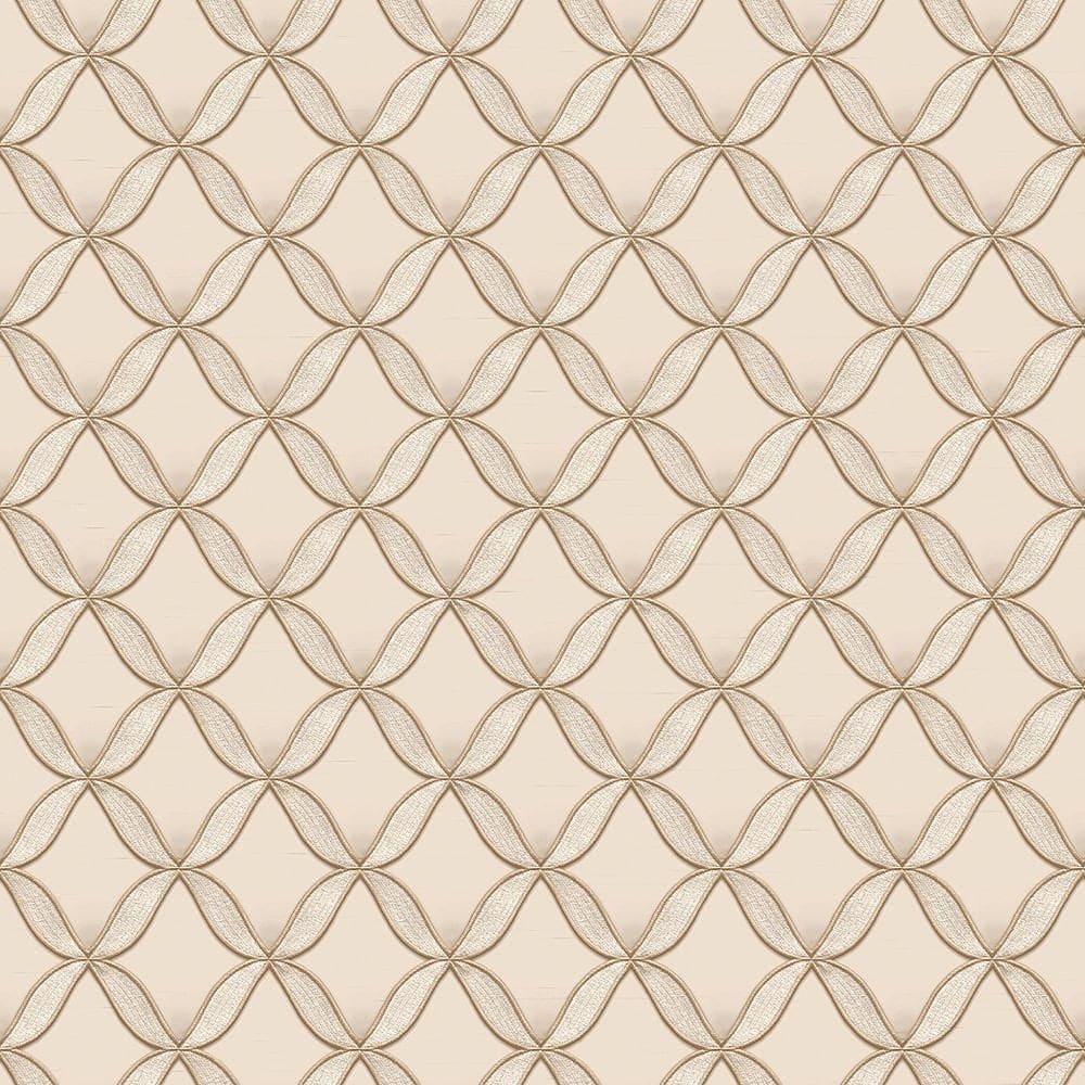 Papel De Parede Hf Orient Geométrico Bege 221222