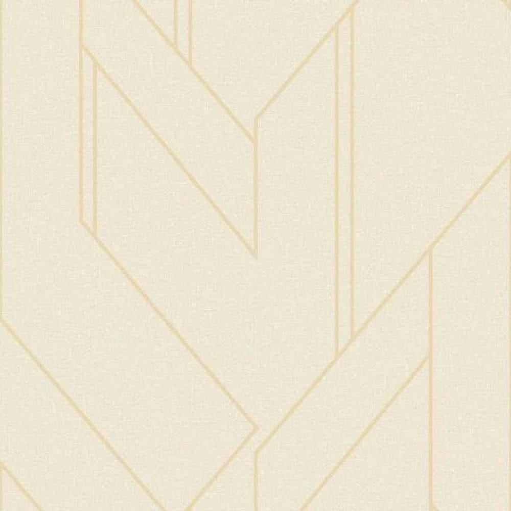 Papel De Parede Bobinex Essencial Geométrico Bege 4302