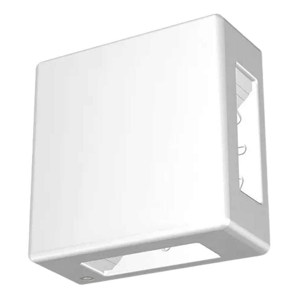 Luminária Arandela LED Preta ou Branca 4 Focos IP65 6w Luz Amarela 3000K