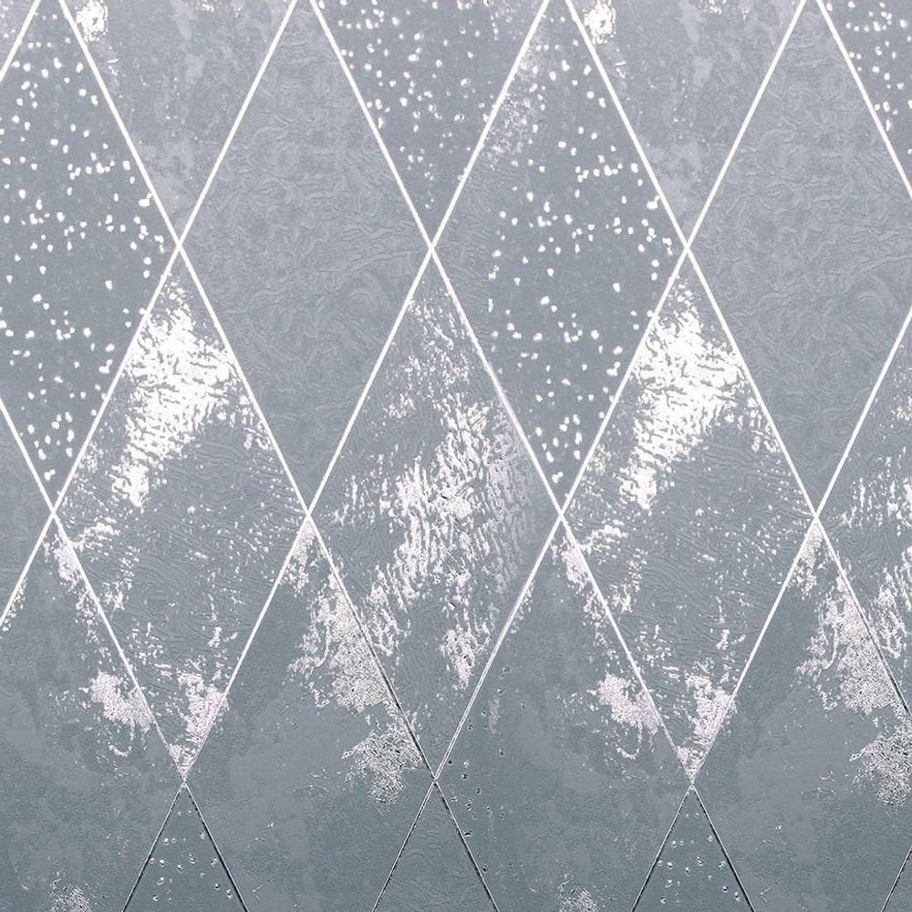 Papel De Parede White Swan Geométrico Azul Ws100102r