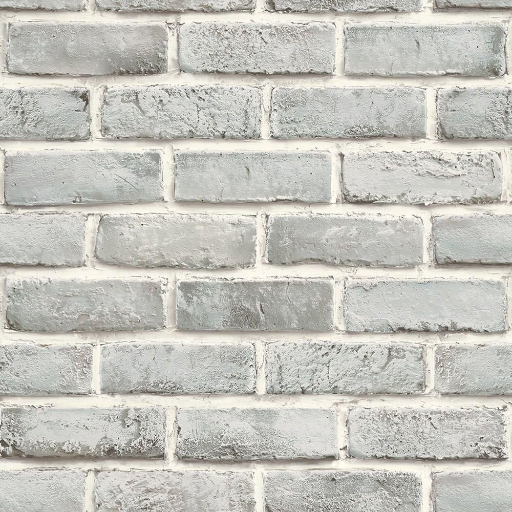 Papel De Parede Pure 4 Tijolos 207803 Tam. 4m² Papel De Parede Pure 4 Tijolos 207803